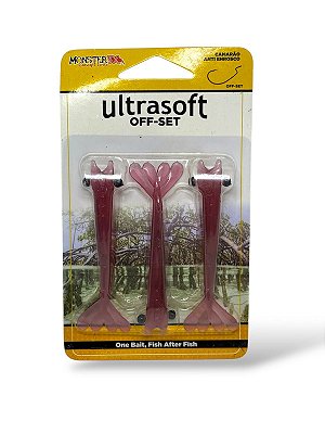 Isca Soft camarões Ultra Soft OFFSET 9CM - BEET 3UN