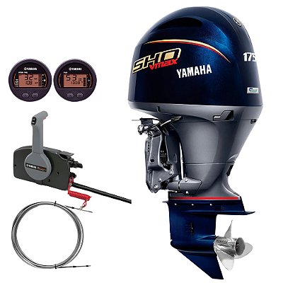 Motor de popa Yamaha VMAX 175 HP 4 Tempos SHO 20 Pol. Comando e Power Trim - Faturamento INSCRIÇÃO ESTADUAL E PRODUTOR RURAL REGIÃO NORTE, NORDESTE E CENTRO-OESTE