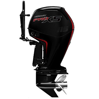 Motor de popa Mercury 115HP ELPT EFI 4T PRO XS L Mid Tiller (manche) Partida Elétrica e power trim rabeta 20" - Faturamento INSCRIÇÃO ESTADUAL E PRODUTOR RURAL REGIÃO NORTE, NORDESTE E CENTRO-OESTE