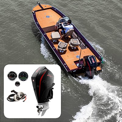 Barco Levefort Grand Apolus Freestyle Special Series+ Mercury 175 HP 4T Pro XS - Fat. PJ + Carreta Rodoviária+ Acessórios de montagem