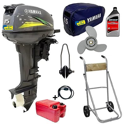 Motor de Popa Yamaha 15 HP 2T + Special Kit - Edição Exclusiva Martinelli -  Faturamento INSCRIÇÃO ESTADUAL E PRODUTOR RURAL REGIÃO NORTE, NORDESTE E CENTRO-OESTE