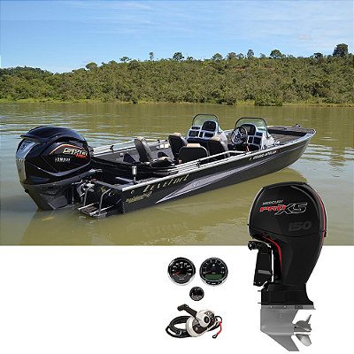 Barco Levefort Grand Apolus S Freestyle Special Series+ Mercury 150 HP 4T Pro XS - Fat. PJ + Carreta Rodoviária+ Acessórios de montagem