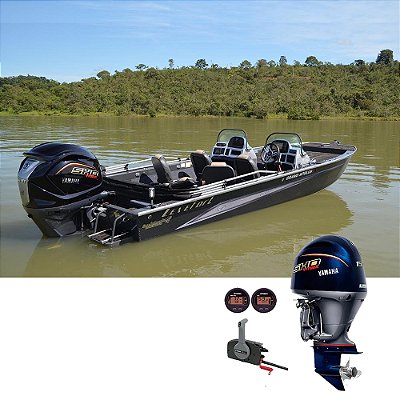 Barco Levefort Grand Apolus S Freestyle Special Series+ Yamaha 150 HP 4T Vmax - Fat. PJ + Carreta Rodoviária+ Acessórios de montagem