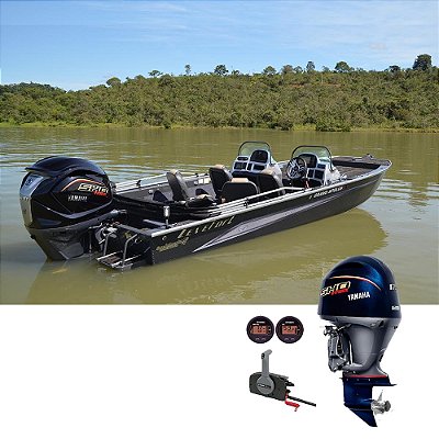 Barco Levefort Grand Apolus S Freestyle Special Series+  Yamaha 175 HP 4T Vmax - Fat. PJ + Carreta Rodoviária+ Acessórios de montagem