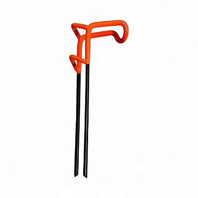Suporte emborrachado 8mm 2V barranco para vara