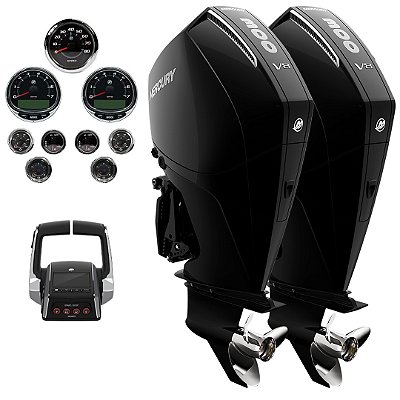 Parelha motor de popa Mercury 2X 300 HP EFI 4T V8 25" DTS Comando Eletrônico - Faturamento INSCRIÇÃO ESTADUAL E PRODUTOR RURAL REGIÃO NORTE, NORDESTE E CENTRO-OESTE