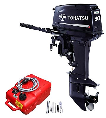 Motor de popa Tohatsu 30 HP 2 Tempos partida manual ME30HS - Faturamento CNPJ ou Produtor Rural (exceto SP)