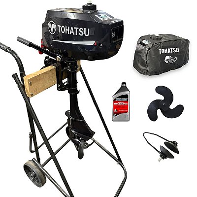 Motor de popa Tohatsu 3.5 HP 2T + Special Kit - Edição Exclusiva Martinelli