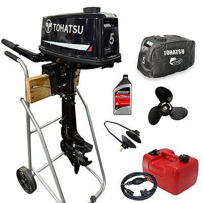 Motor de popa Tohatsu 5 HP 2T + Special Kit - Edição Exclusiva Martinelli