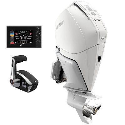 Motor de popa Mercury Verado 300 HP EFI 4T V8 Branco – Rabeta XL 25” – Comando Eletrônico DTS - Faturamento INSCRIÇÃO ESTADUAL E PRODUTOR RURAL REGIÃO NORTE, NORDESTE E CENTRO-OESTE