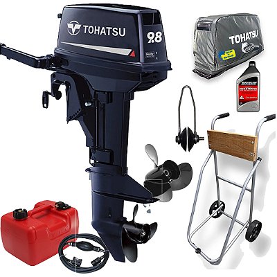 Motor de Popa Tohatsu 9.8 HP 2T + Special Kit - Edição Exclusiva Martinelli - - Faturamento CNPJ ou Produtor Rural (exceto SP)