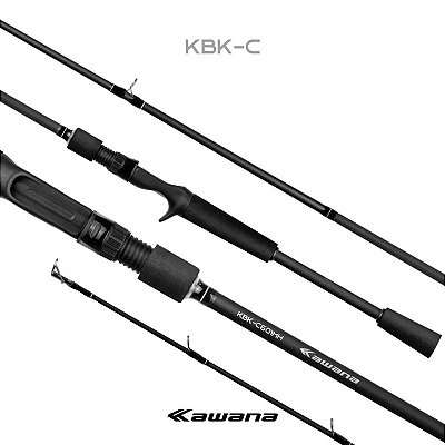 Vara Kawana KBK C-531M 1 parte carretilha Preta 8-17 LB 1,60m