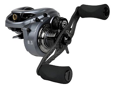 Carretilha Lince Carbon Maruri Kawana 11 rol. 135g Drag 7kg esquerda