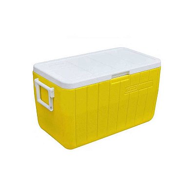Caixa Térmica Coleman 48 QT 45,4L Amarelo Canarias