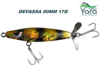 Isca artificial Yara Devassa 90mm 17G cor 17 - Dourada