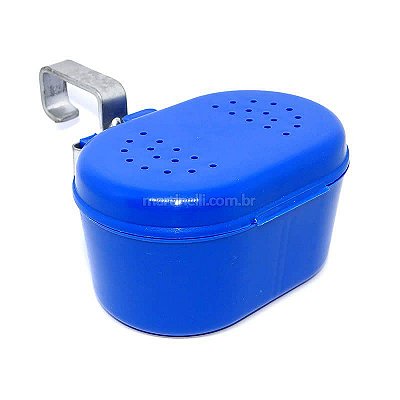 Porta isca com suporte p/ barco.