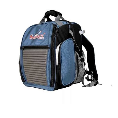 Bolsa Sumax Sm-1203bl c/ 3 estojos - Cor Azul