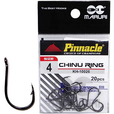 Anzol Pinnacle Chinu Ring mini KH-10026 - N4 com 20 un.