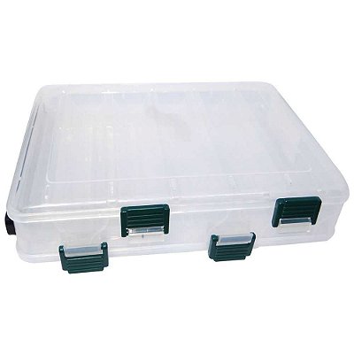 Estojo Duplo Joga p/ isca Bait Box Hs 328 10 compartimentos