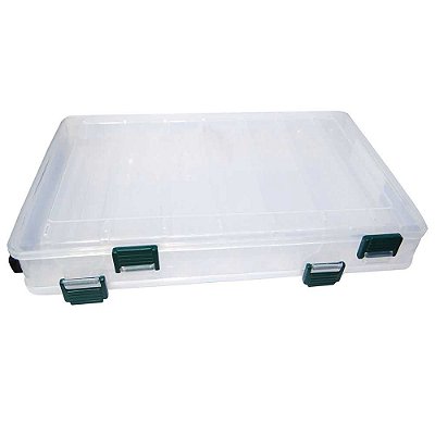 Estojo Duplo Joga p/ isca Bait Box Hs 319  14 compartimentos