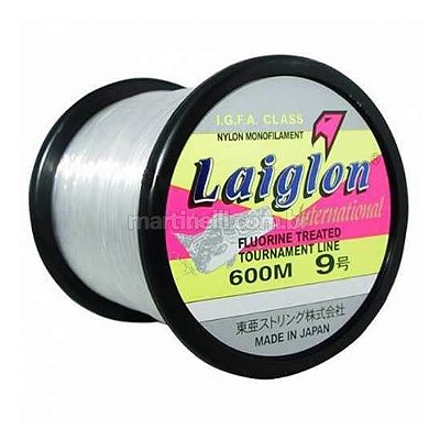 Linha monofilamento Laiglon Branca 0,370mm - 600m - made in japan