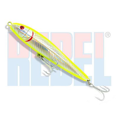 Isca artificial Rebel Jumpin Minnow T20 (João pepino original) cor: SL-HD
