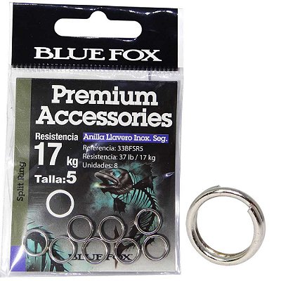 Argola Anel Inox Blue Fox Size 05 33bfsr3 c/ 8 un