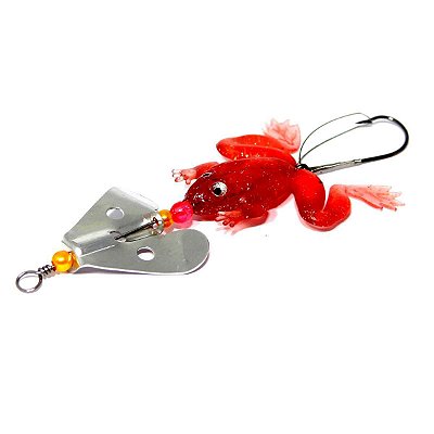 Isca Buzzbait Frog Sapo Com Empate hélice Cor Vm
