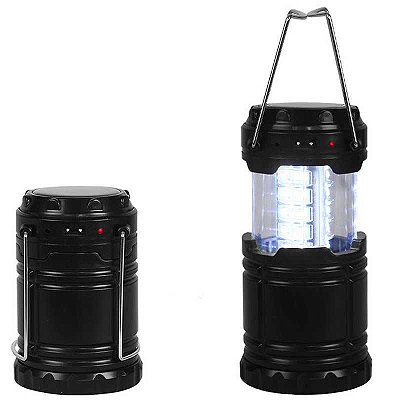 Lanterna Jws Ws-85b Recarregável Bivolt e Solar