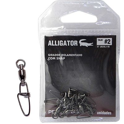 Girador Pesca Brasil Rolamento c/ Snap Tamanho 2 094662-un