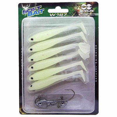 Isca Maruri Silicone W187 10cm c/ 6 un. Cor 06