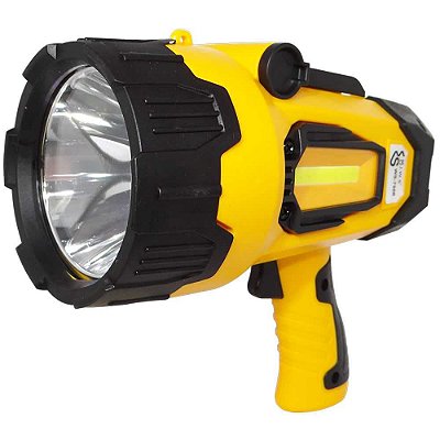 Lanterna Refletor JWS 7006 T6 Alta Potência recarregável USB