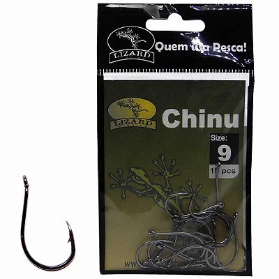 Anzol Em Aco Carbono Chinu 9 C/ 15 Pc Lf3ch9