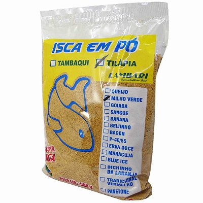 Isca em Pó Lambari Milho Verde 500g