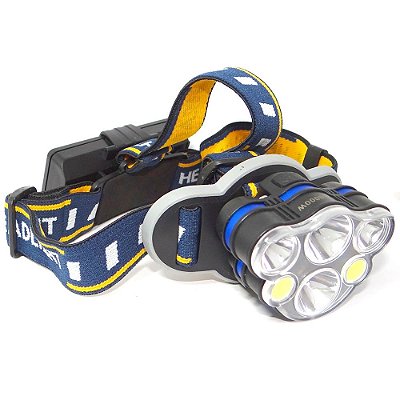 Lanterna de Cabeça HeadLamp 2007 com 6 Leds