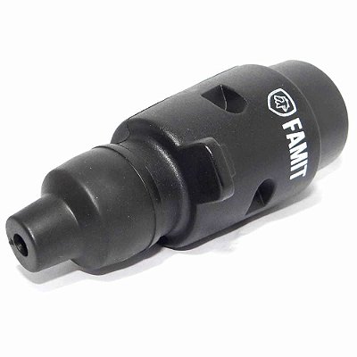 Tomada Macho 12V 7 P Plug Famit
