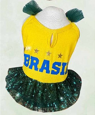 Vestido Brasil - Amarelo