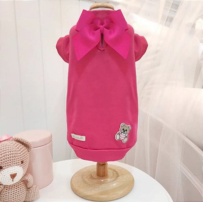 Blusa Térmica Urso Rosa Pink - Proteção Uv50