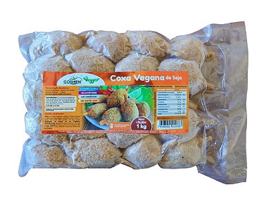 Coxa de soja vegana 1kg Goshen (congelado)