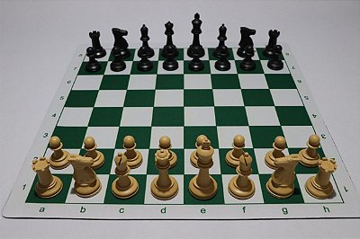 Peças de Xadrez Modelo Profissional com Dama Adicional + Tabuleiro Mouse  Pad - Prof Ailton - material de xadrez