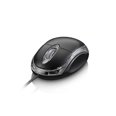 Mouse Classic Conexão Ps2 com Fio Preto MO031 - Multilaser