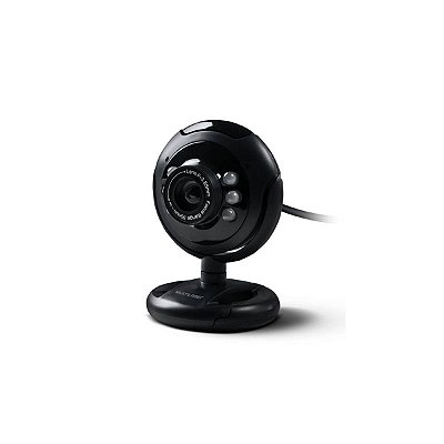 Webcam Plug&Play 16MP NightVision com Microfone USB WC045 - Multilaser