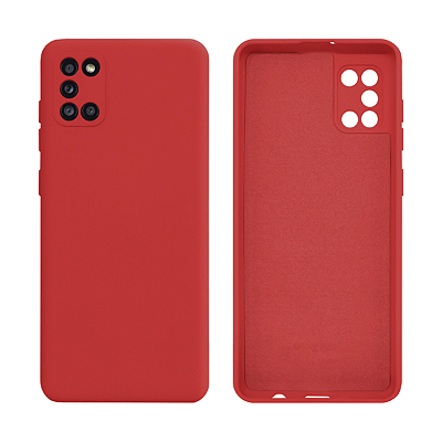 Capa Galaxy A31 - Cover com Proteção de Câmera Vermelha