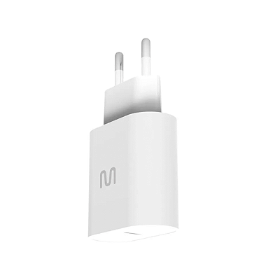 Carregador de Tomada USB-C 1 Entrada 20W Bivolt Branco CB167 - Multilaser