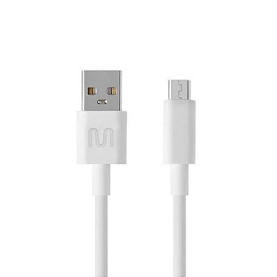 Cabo V8 para USB 2m Branco WI439 - Multilaser