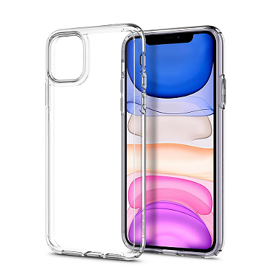 Capa iPhone 11 - Clear Case Transparente Cromada