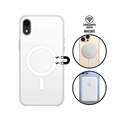 Capa iPhone XR - Clear Case Magsafe Transparente