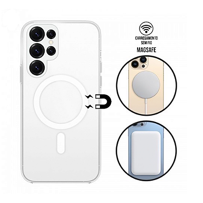 Capa Galaxy S25 Ultra - Clear Case Magsafe Transparente