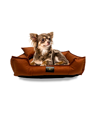 Cama Pet Cachorro & Gato- Suede- Veludo- P- Cobre