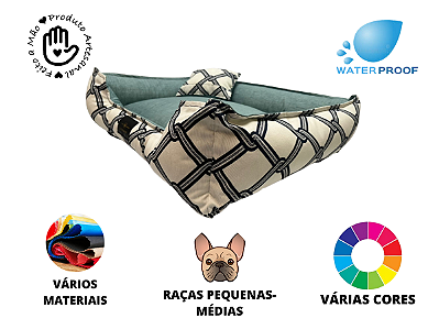 Caminha de Cachorro- Impermeável- Acquablock- G- Verde
